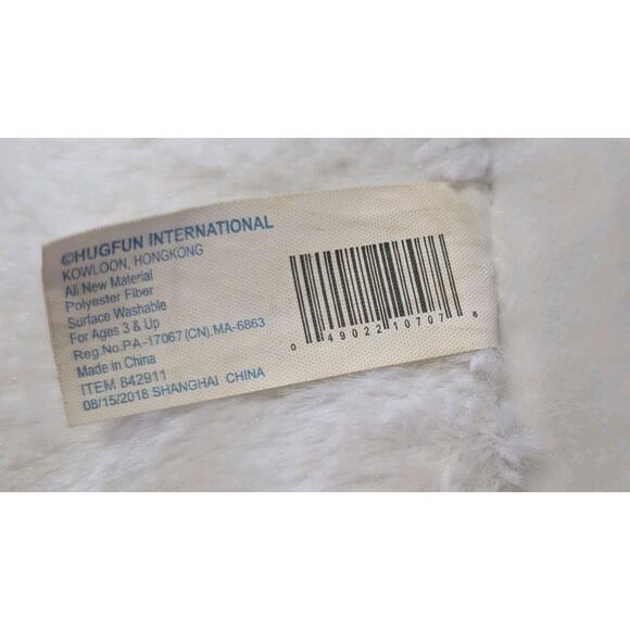 HUG FUN Round Animal 9" Panda Plush Stuffed with Ice Cream Cone Hard Eyes - Picture 4 of 8